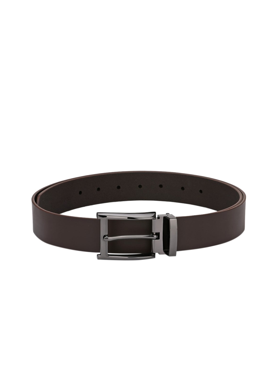 

Pacific Gold Men Brown Solid Formal Leather Belt