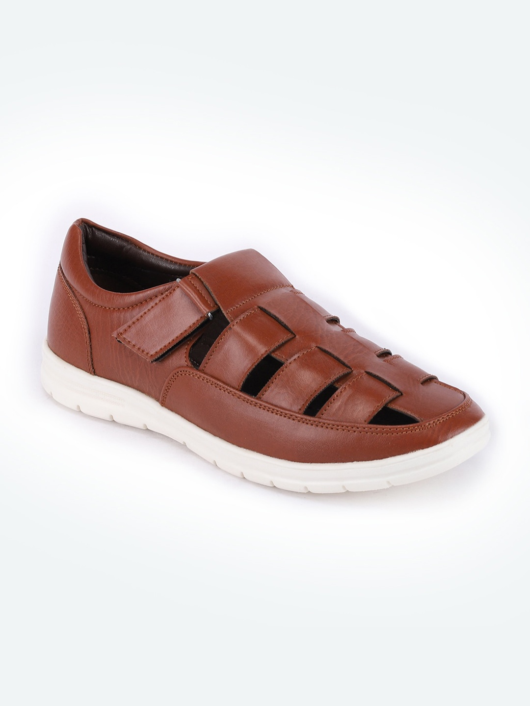 

Duke Men Tan Brown Shoe-Style Sandals