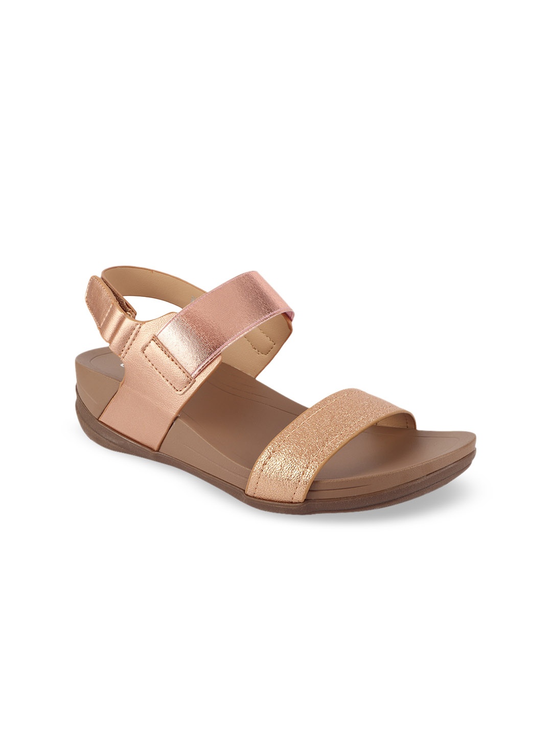 

CALZADO Women Peach-Coloured Solid Heels