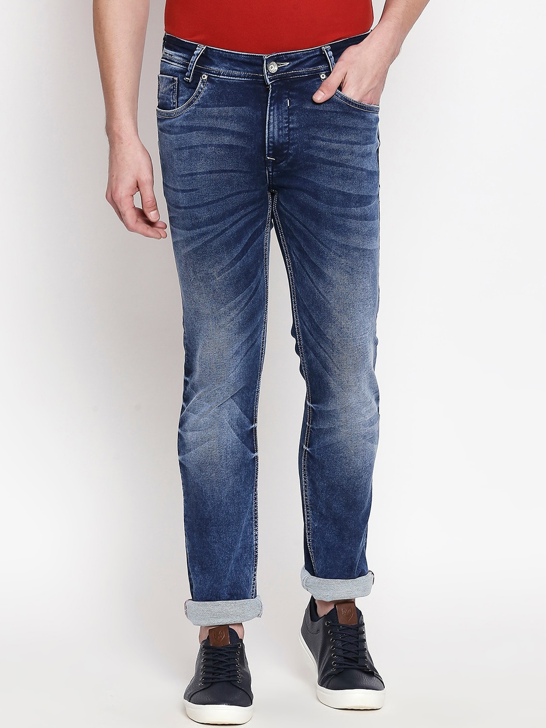 

Mufti Men Blue Skinny Fit Mid-Rise Clean Look Jeans
