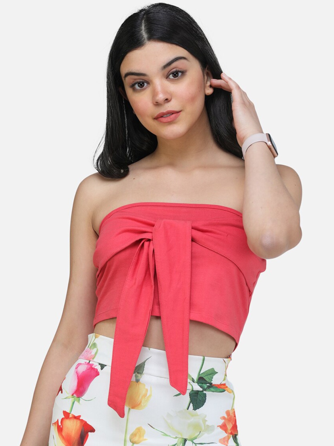 

SCORPIUS Women Coral Solid Top