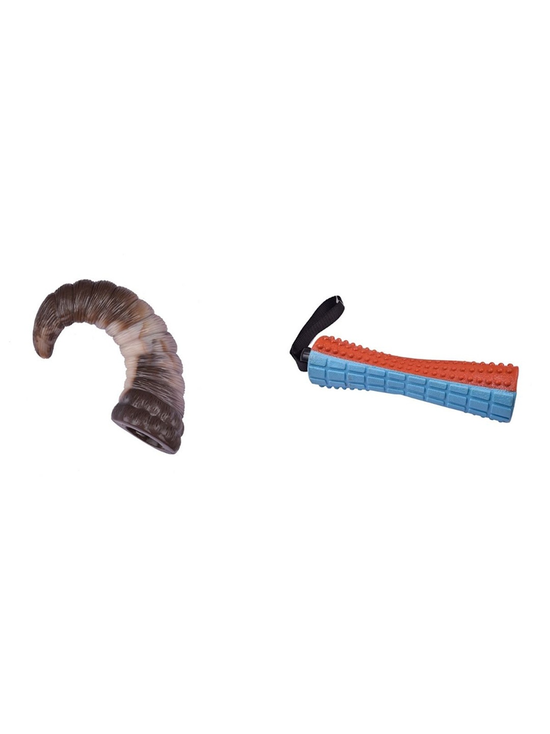 

Poochles Sheep Horn & Jhonny Stick Combo Dog Toys, Brown