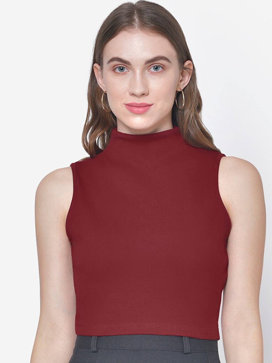 

Martini Women Maroon Solid Top