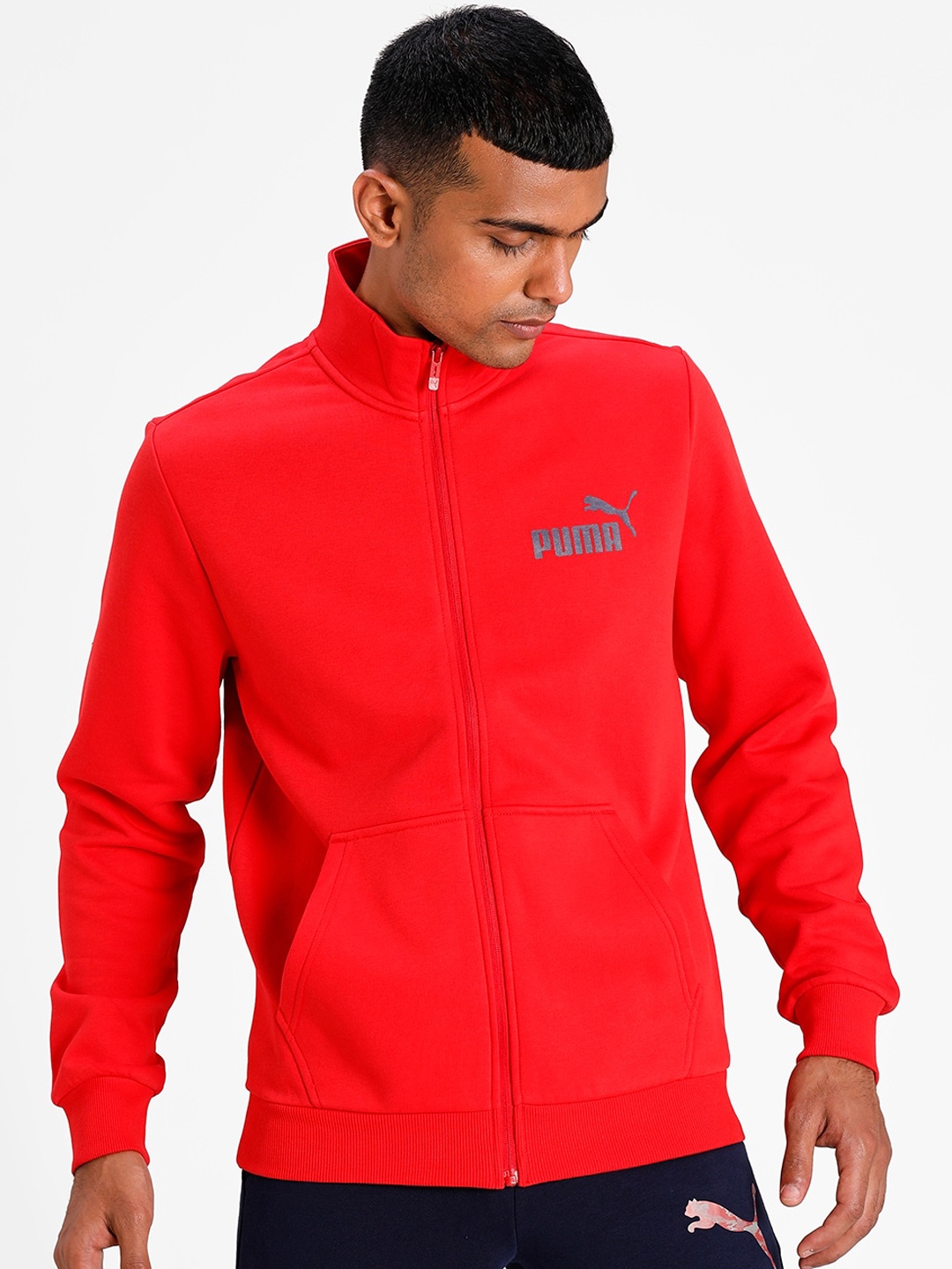 

Puma Men Red Printed Sporty Jacket