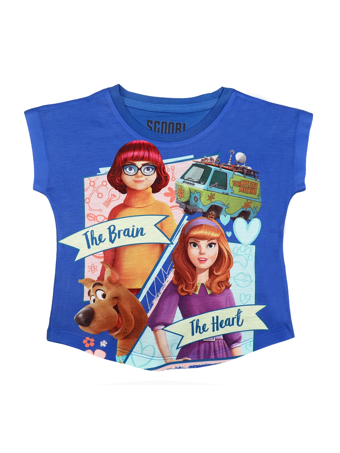 

Scooby-Doo Girls Blue Printed Top