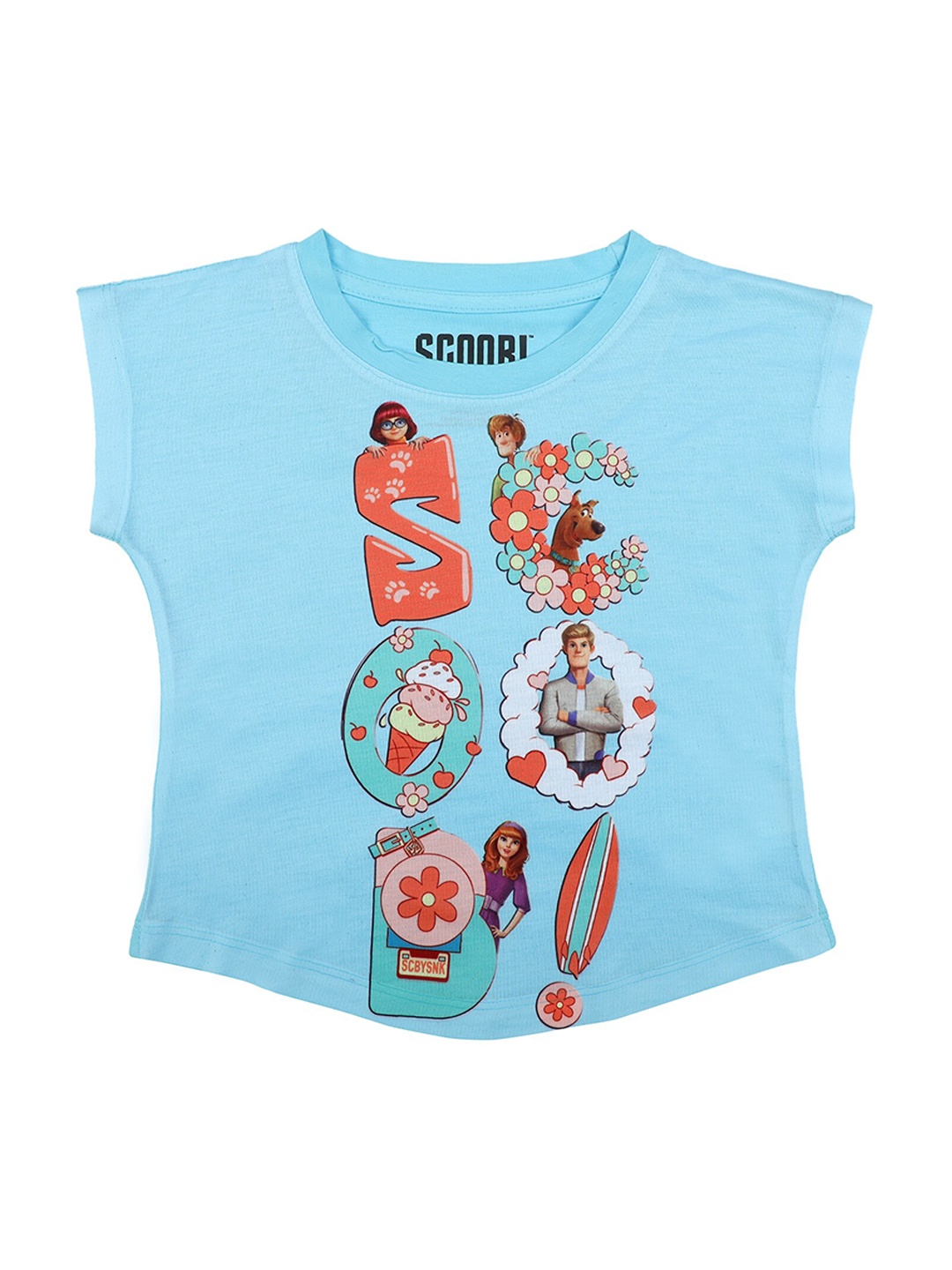 

Scooby-Doo Blue Extended Sleeves Regular Top