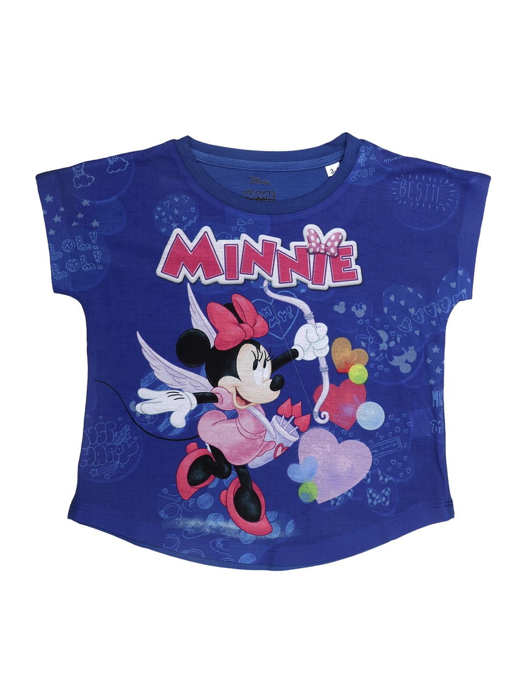 

Disney by Wear Your Mind Girls Blue Printed Top