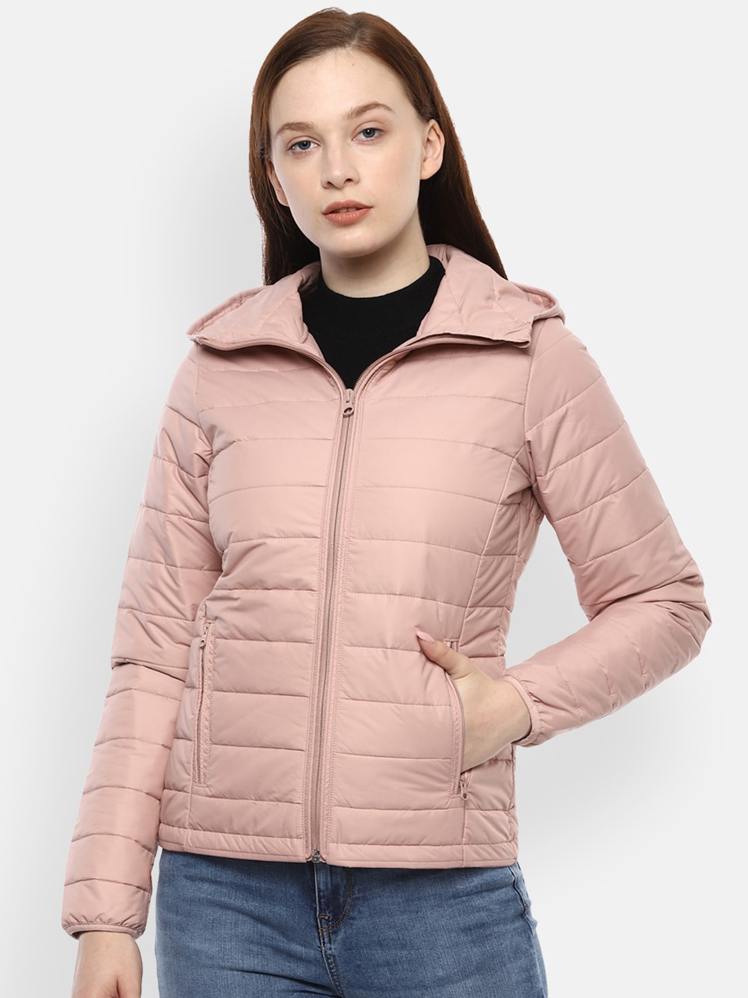 

Van Heusen Woman Pink Puffer Jacket
