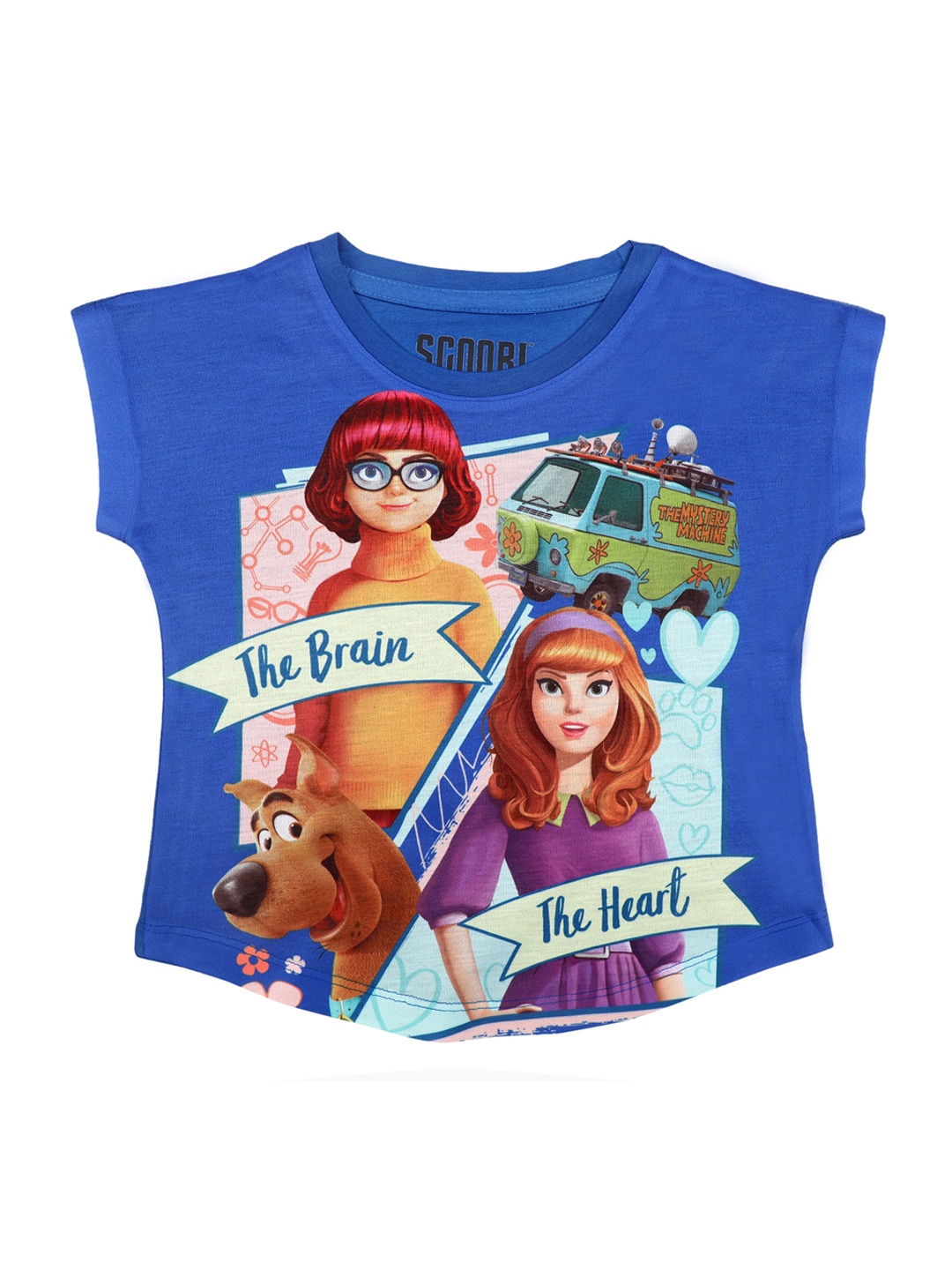

Scooby-Doo Girls Blue Printed Top