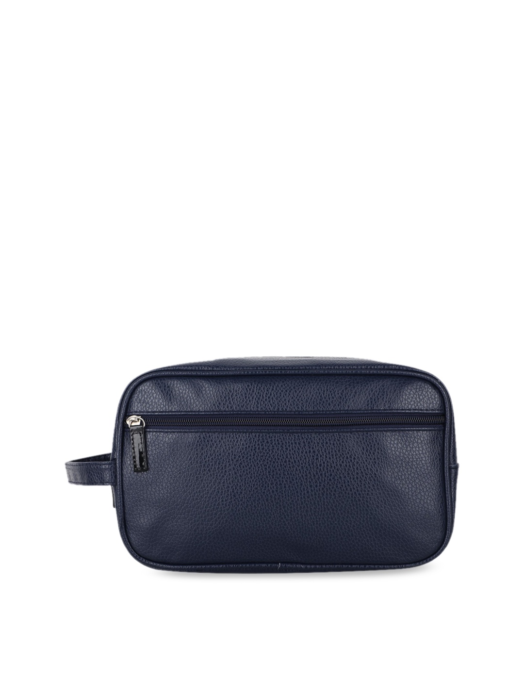 

FabSeasons Men Blue Solid Leather Toiletry Kit