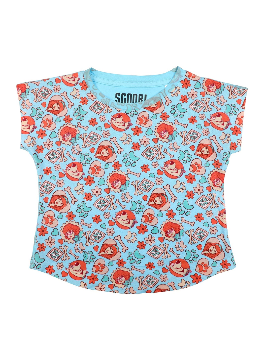 

Scooby-Doo Girls Blue Printed Top