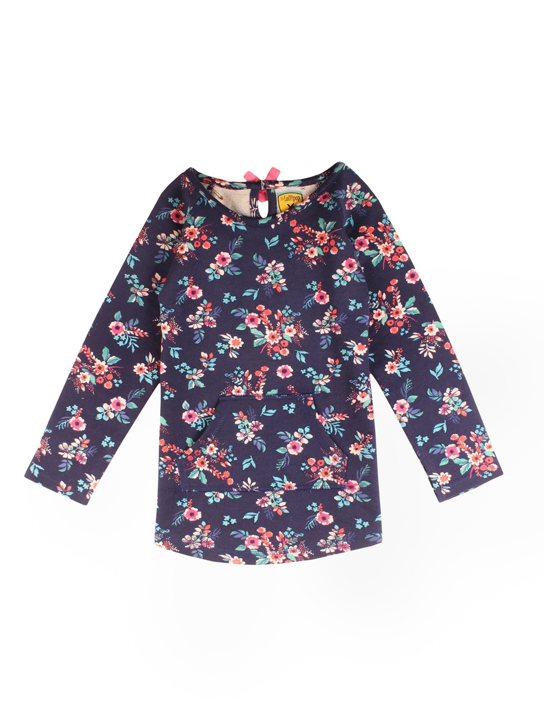 

Lil Lollipop Girls Blue Printed Sweatshirt