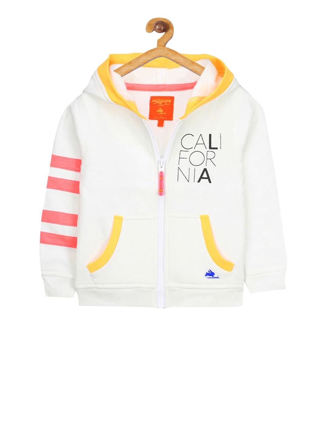 

Cherry Crumble Boys White Printed Sweatshirt