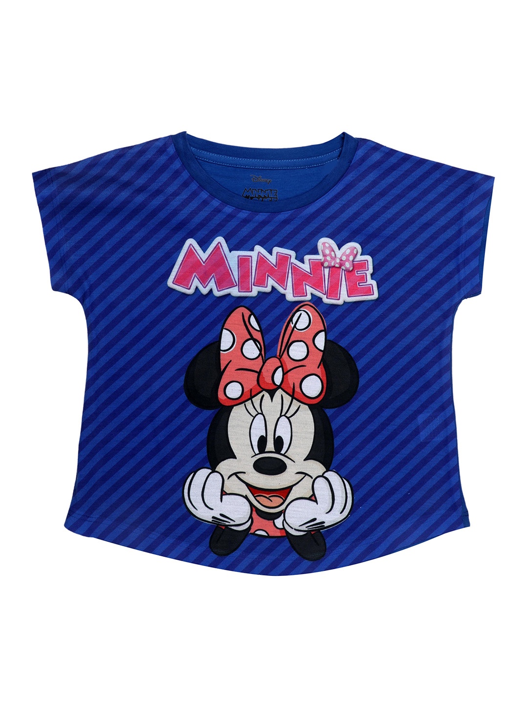

Disney by Wear Your Mind Girls Blue Printed Top