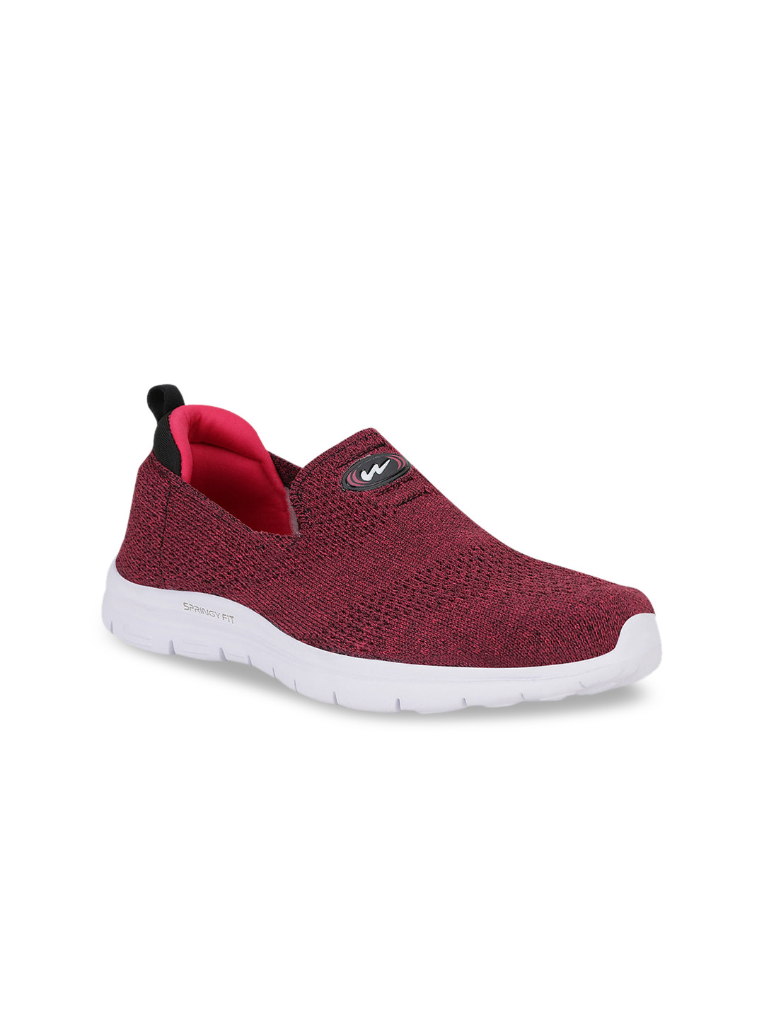 

Campus Women Maroon Mesh Walking Shoes