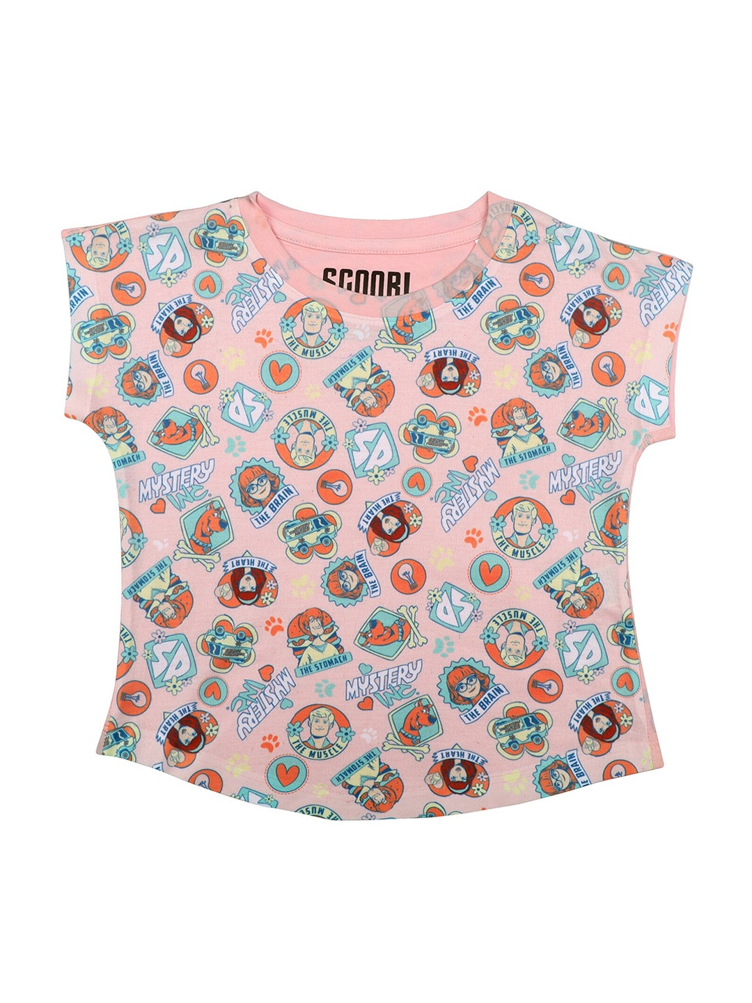 

Scooby-Doo Girls Pink Printed Top
