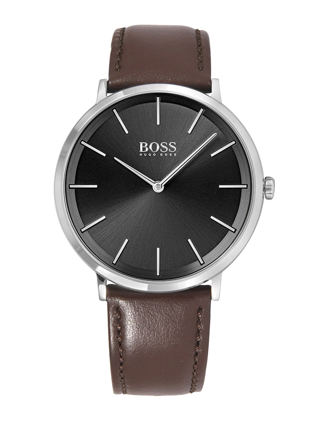 

Hugo Boss Men Black Analogue Leather Watch 1513829
