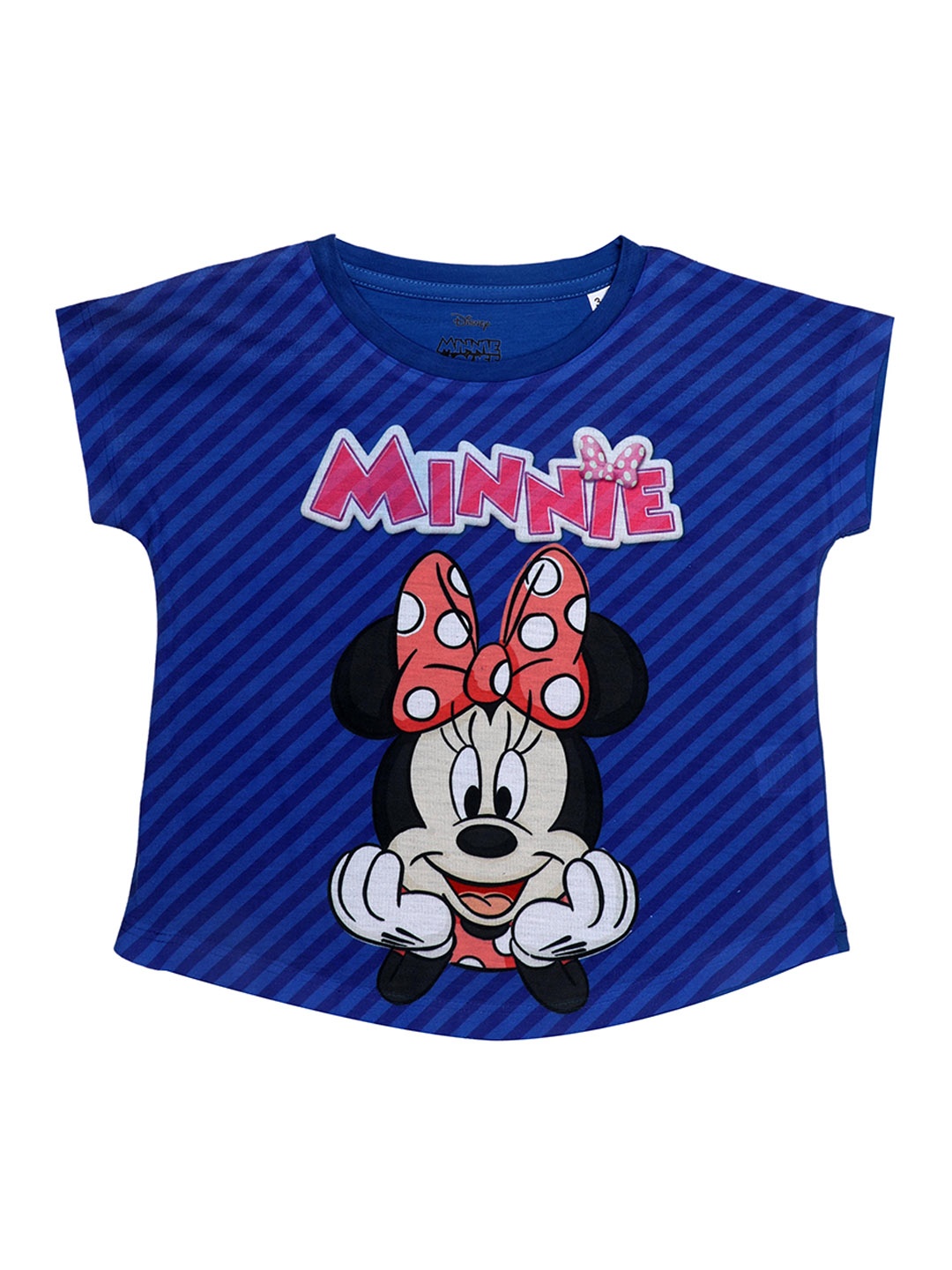Disney by Wear Your Mind Girls Blue Printed Top