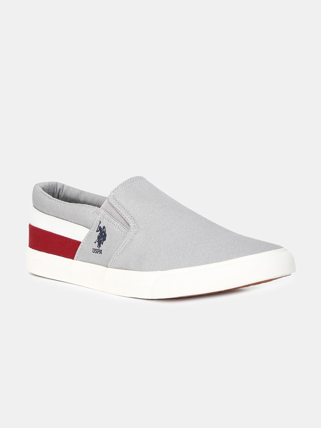 

U.S. Polo Assn. Men Grey Slip-On Sneakers
