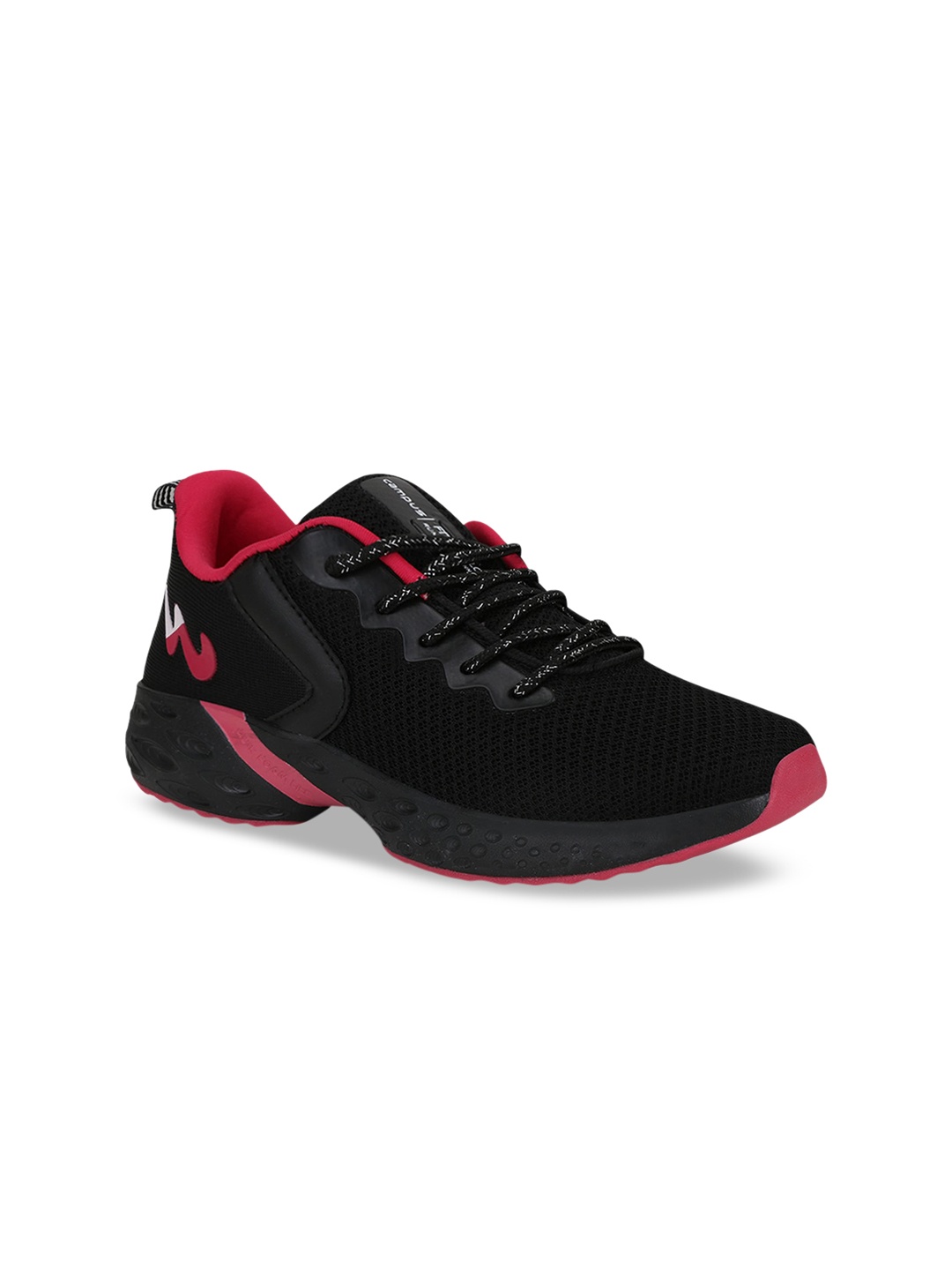 

Campus ALICE Women Lace-Up Running Shoes, Black