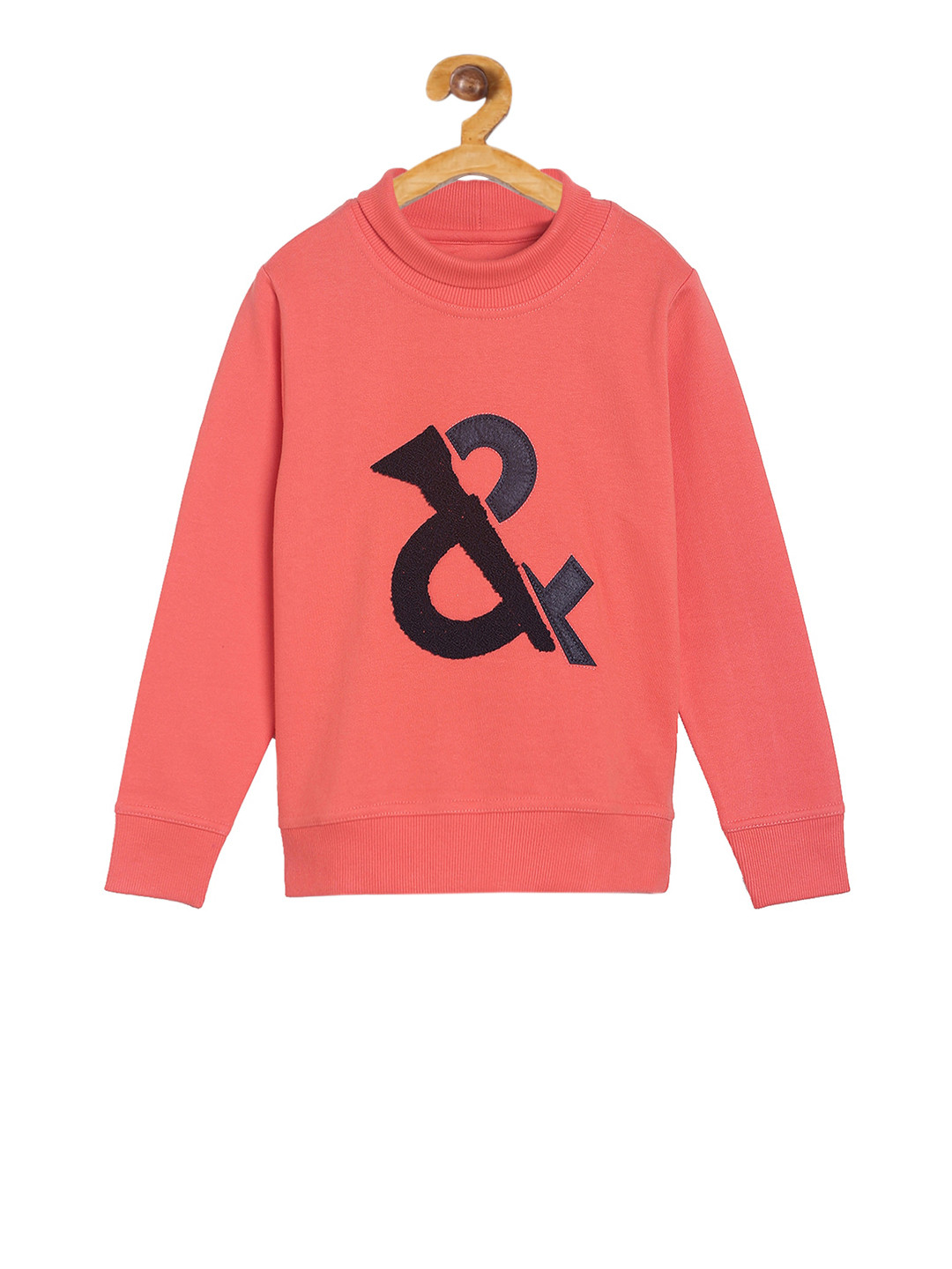 

TALES & STORIES Boys Orange Printed Sweatshirt