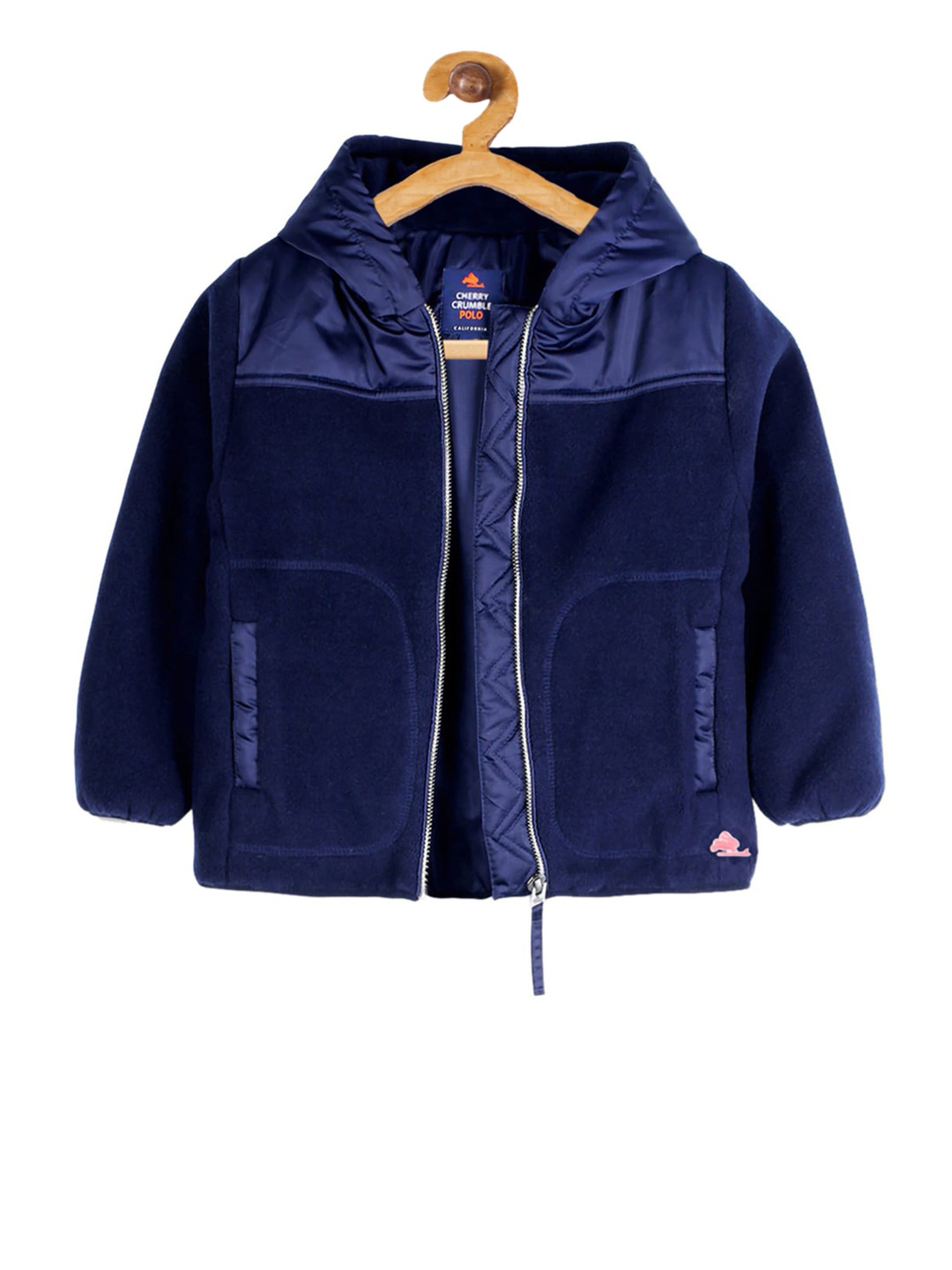 

Cherry Crumble Boys Blue Colourblocked Tailored Jacket