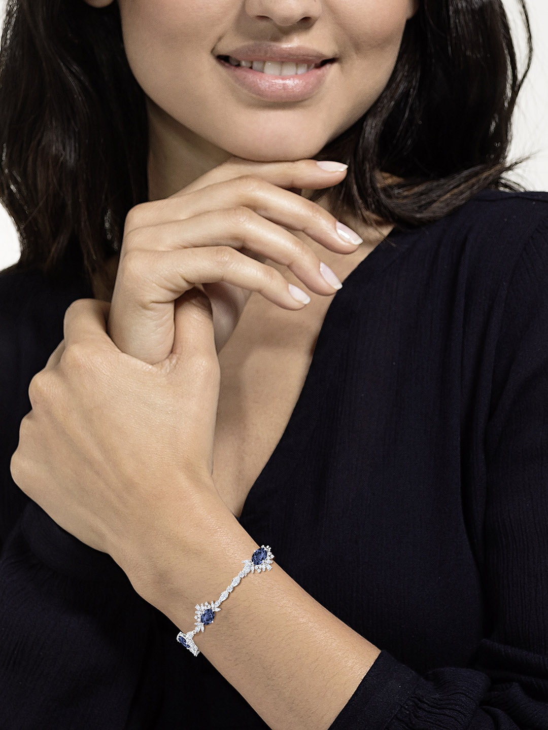 

SWAROVSKI PALACE BRACELET CZWH NSB RHS M, Blue