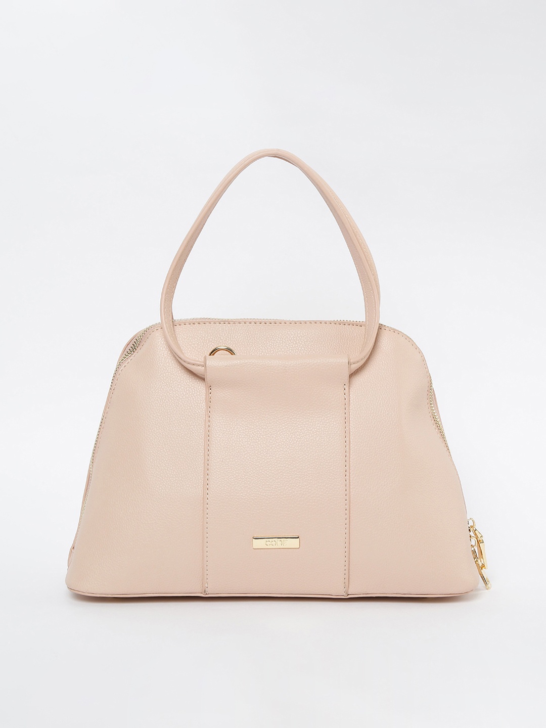 

CODE by Lifestyle Beige Textured Handheld Bag