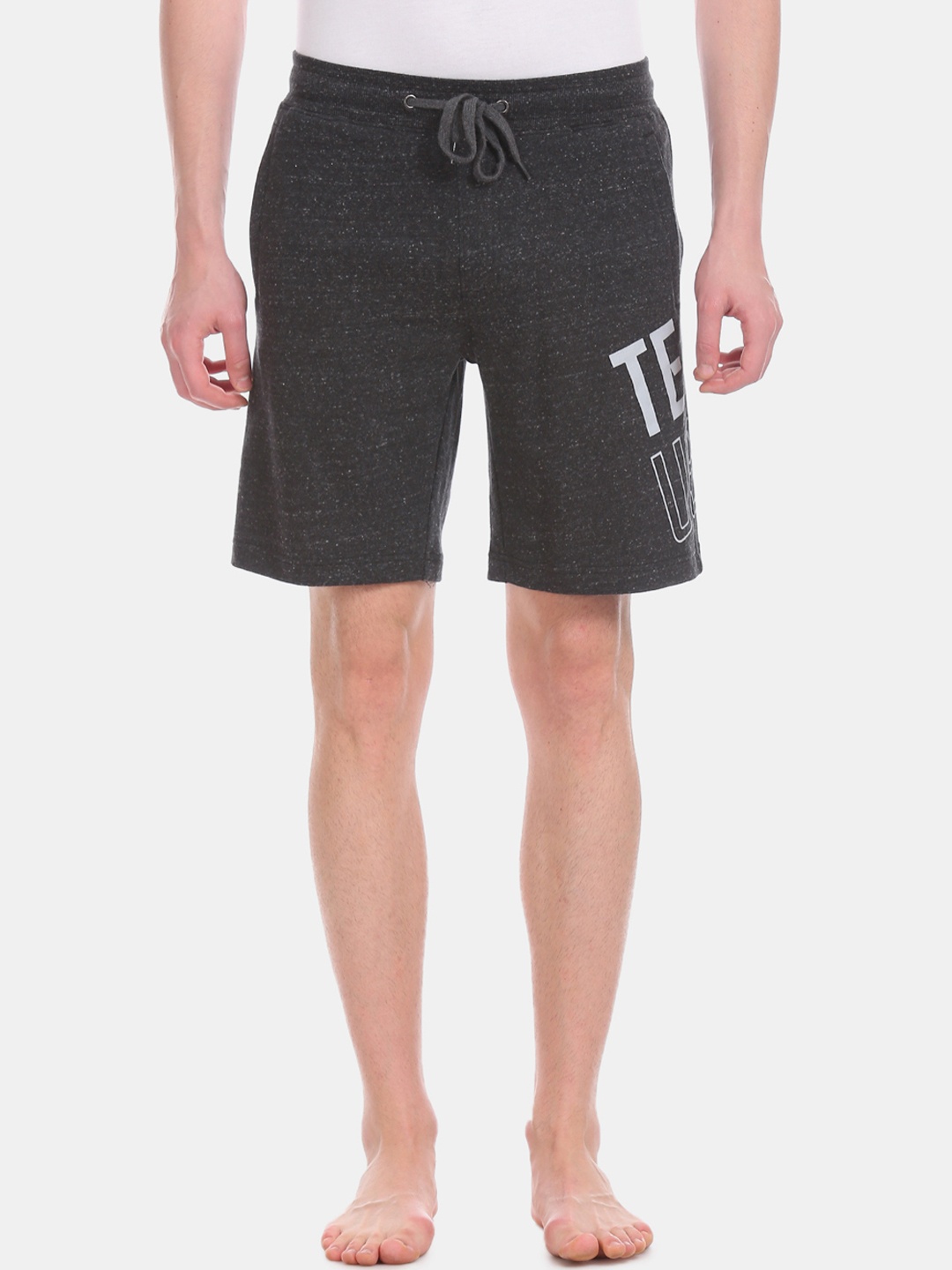 

U.S. Polo Assn. Men Black Printed Lounge Shorts