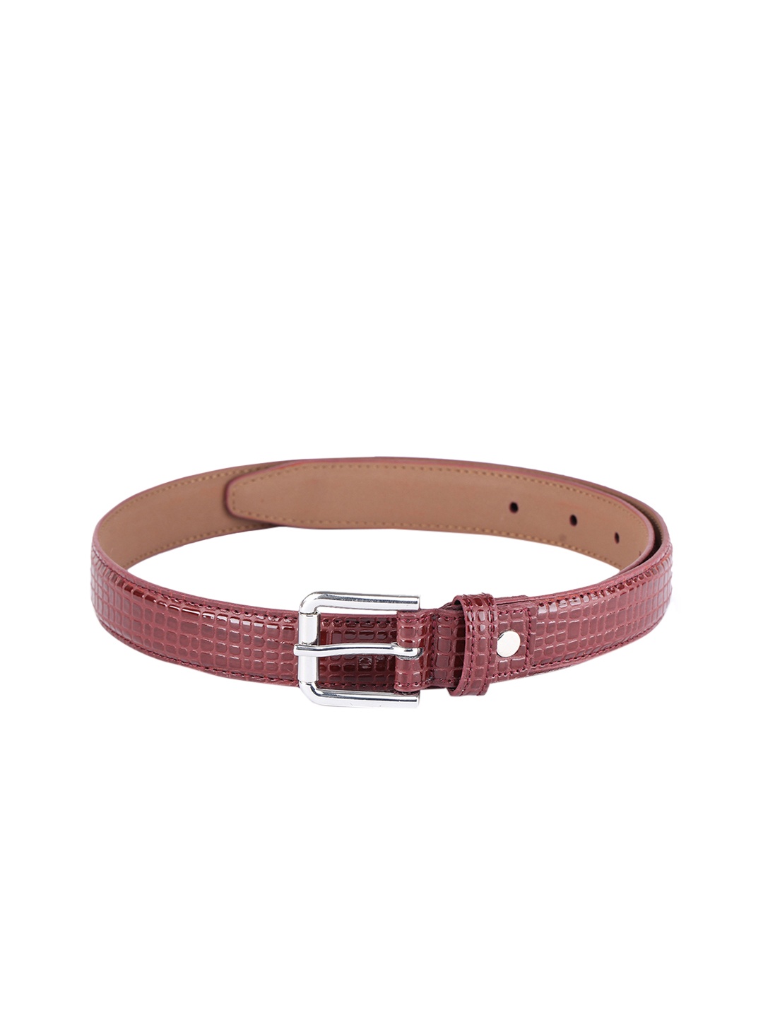 

Alvaro Castagnino Women Maroon Textured Belt