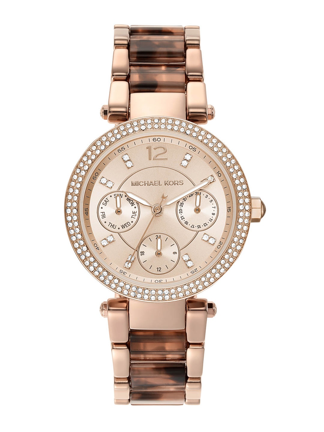 

Michael Kors Women Rose Gold Parker Two Tone Analogue Watch MK6834