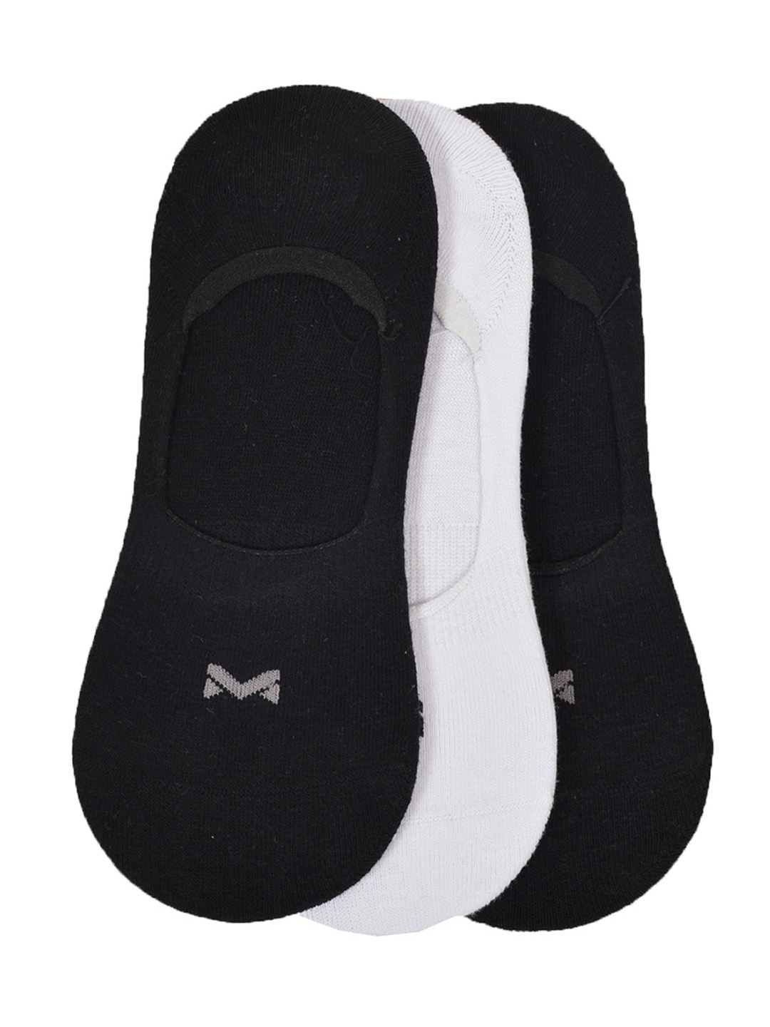 

MARC Men Pack of 3 Assorted No Show Cotton Shoe Liners