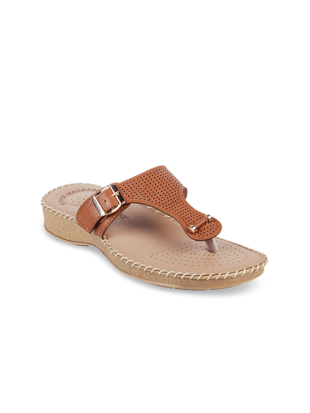 

WALKWAY by Metro Women Tan Brown Solid Heels