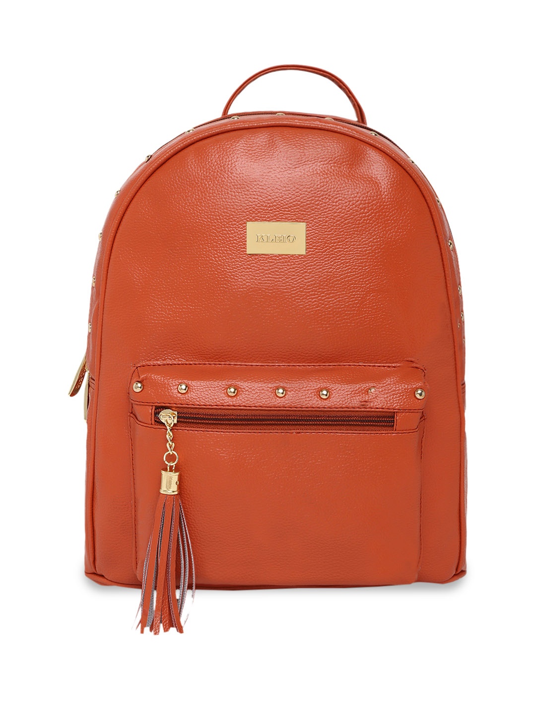 

KLEIO Women Vegan Studded Backpack, Tan