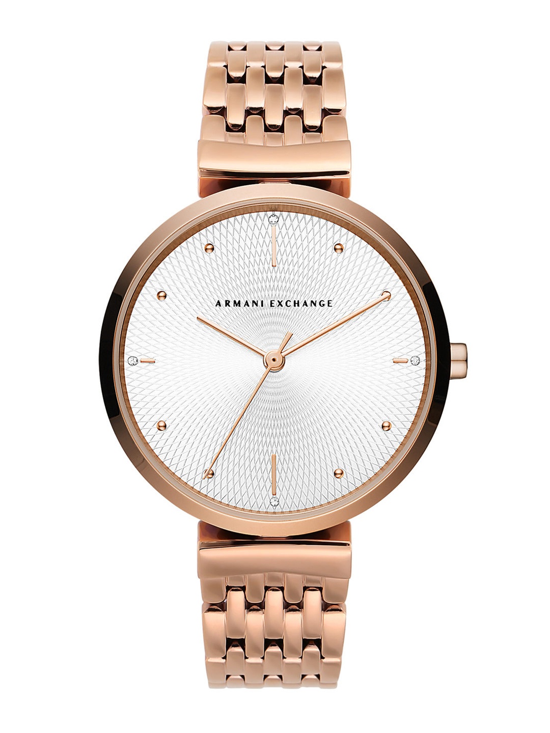 

Armani Exchange Women Zoe Silver-Toned Analogue Watch AX5901
