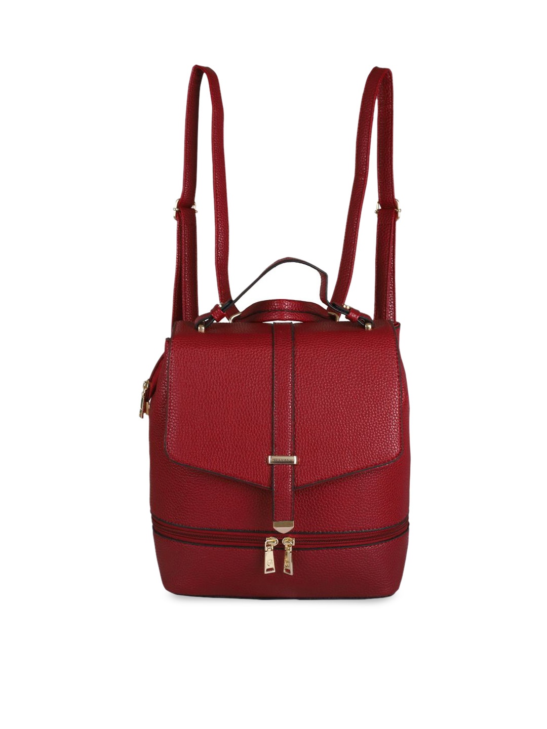 

GIORDANO Women Maroon Solid Backpack