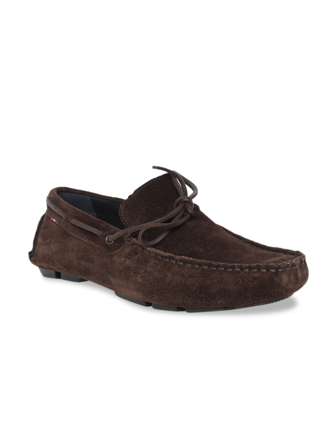 

GABICCI Men Brown Leather Solid Driving Shoes