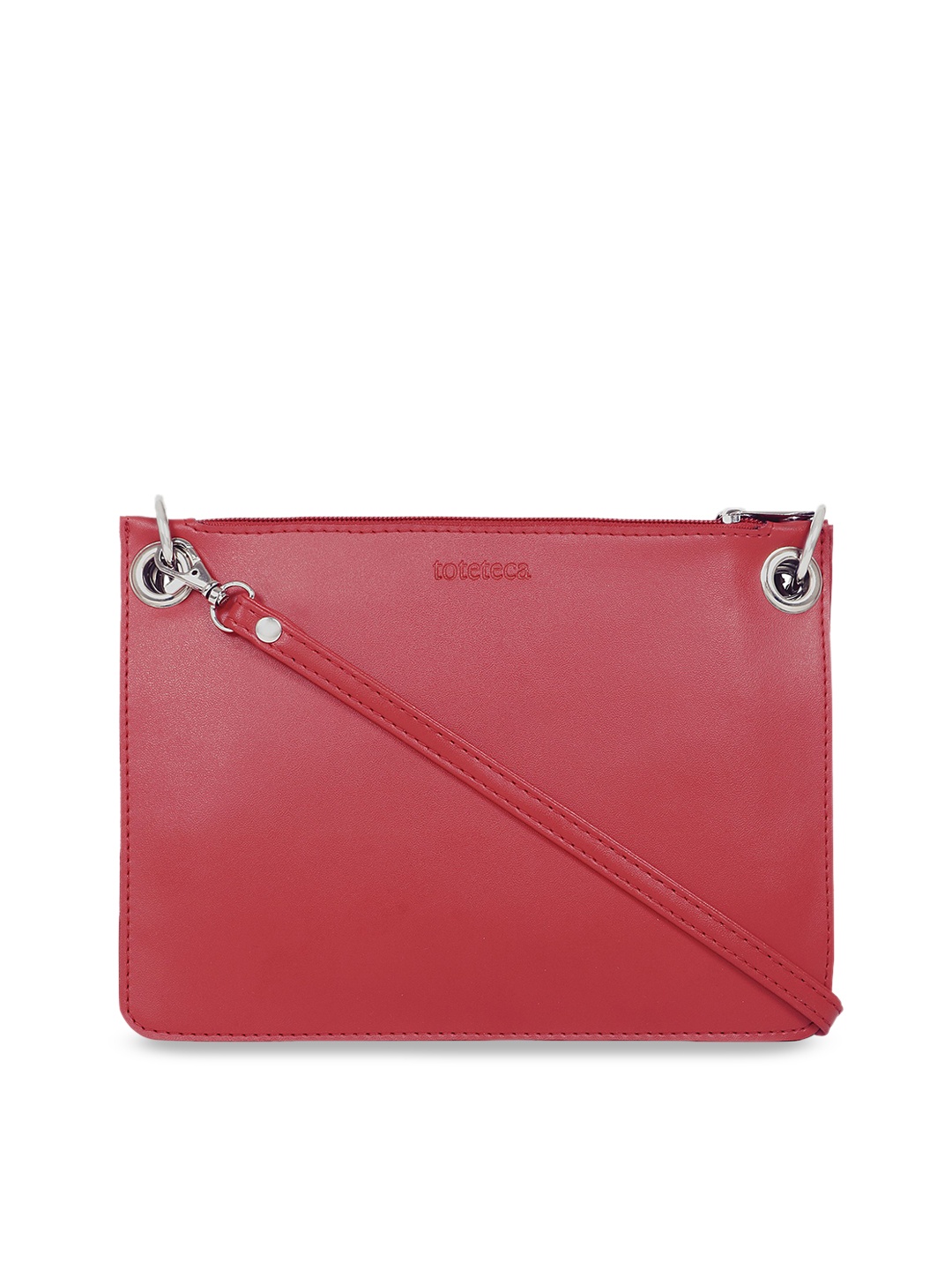 

Toteteca Red Solid Sling Bag