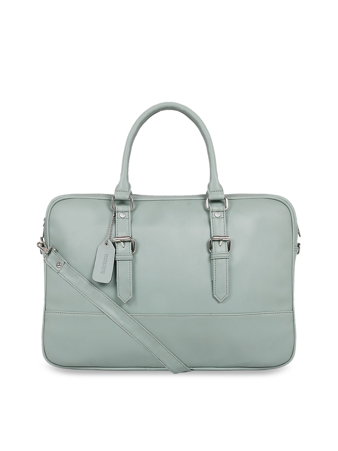 

Toteteca Unisex Green Solid Laptop Bag