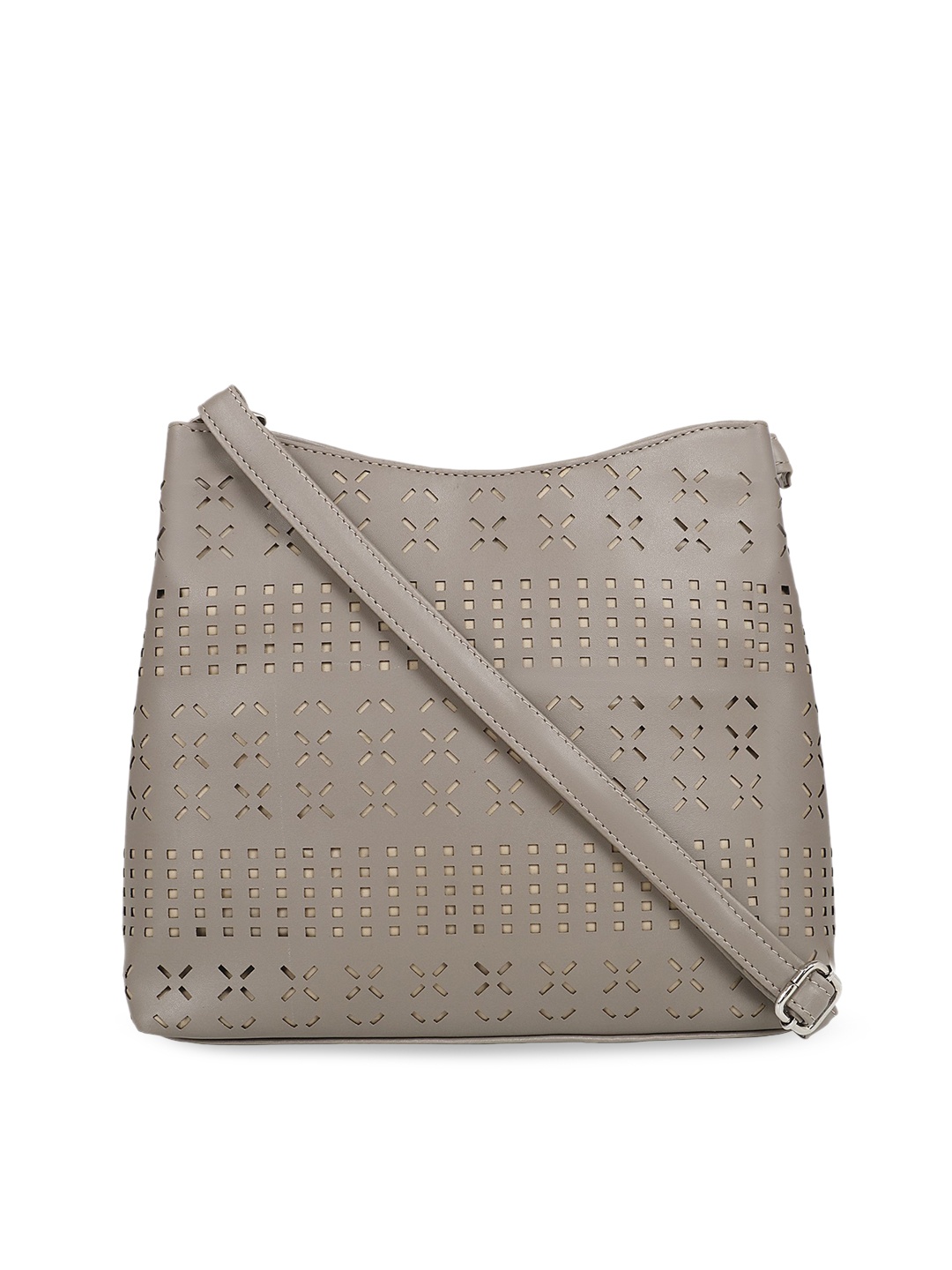 

Toteteca Taupe Solid Sling Bag