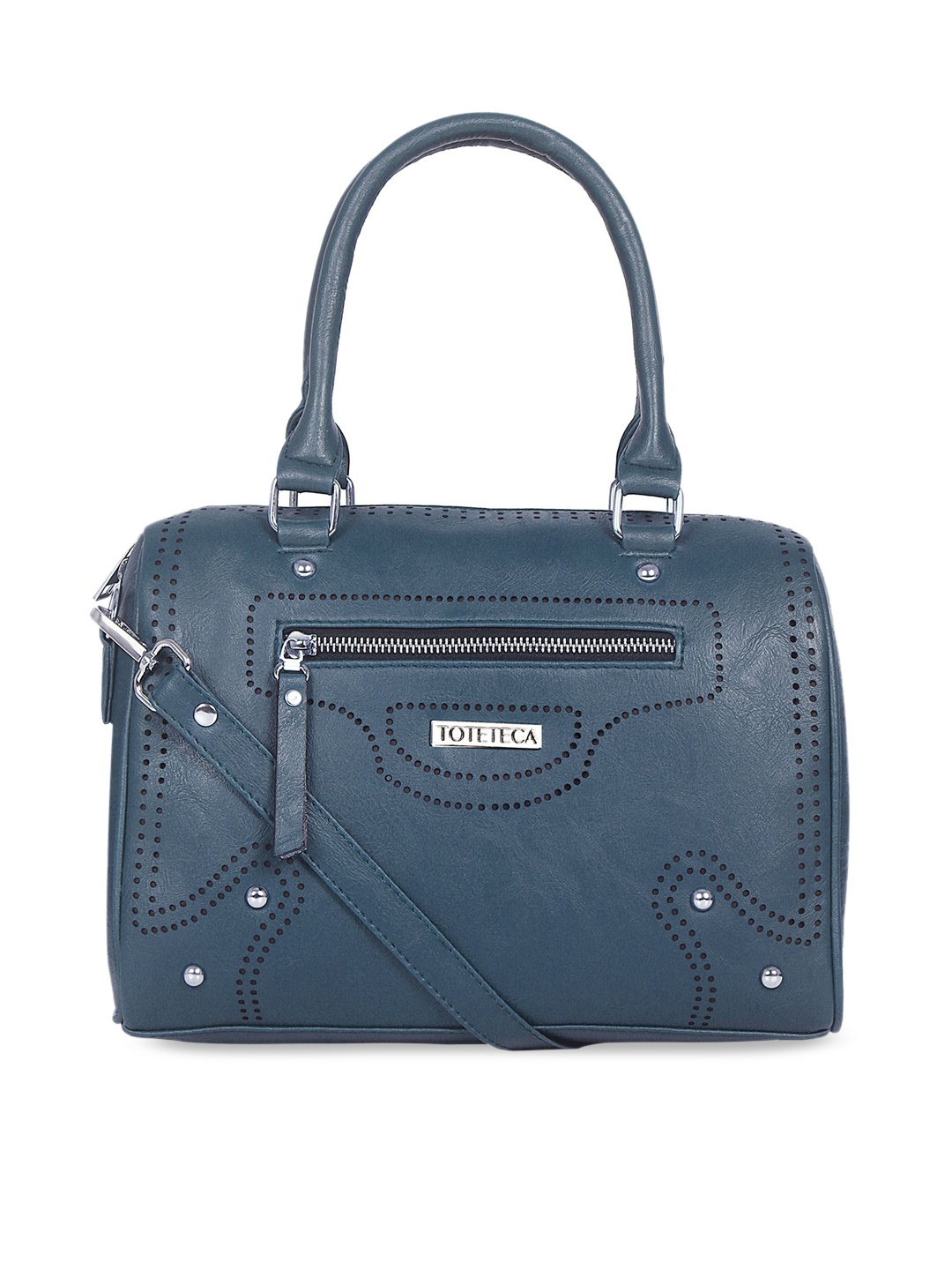 Toteteca Blue Solid Handheld Bag