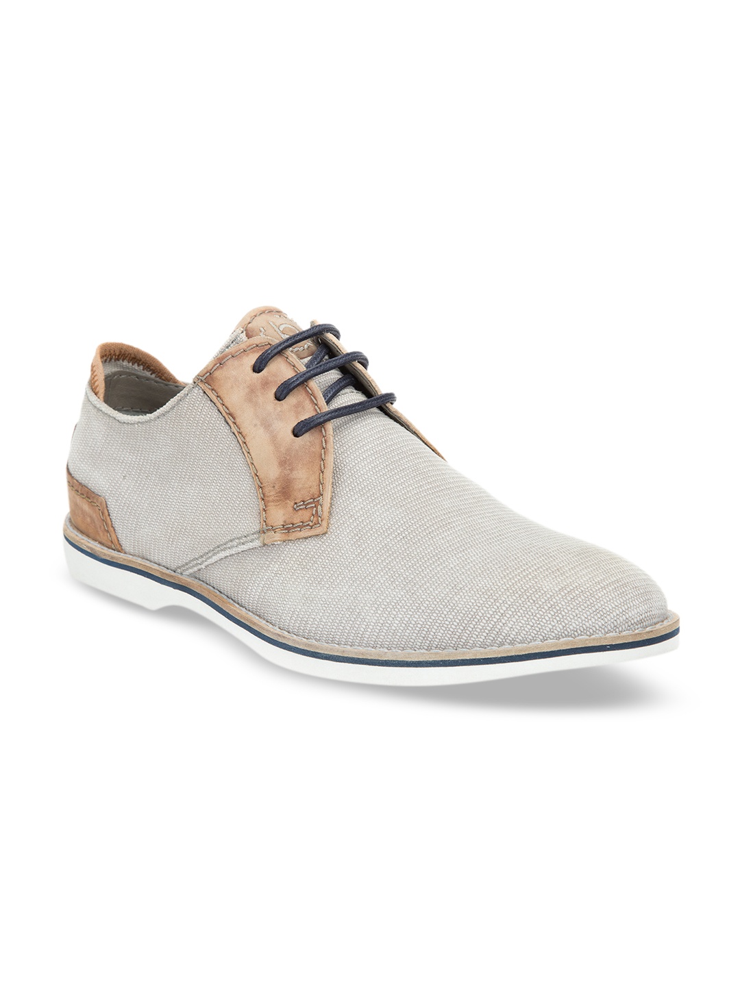 

Bugatti Men Grey Derbys