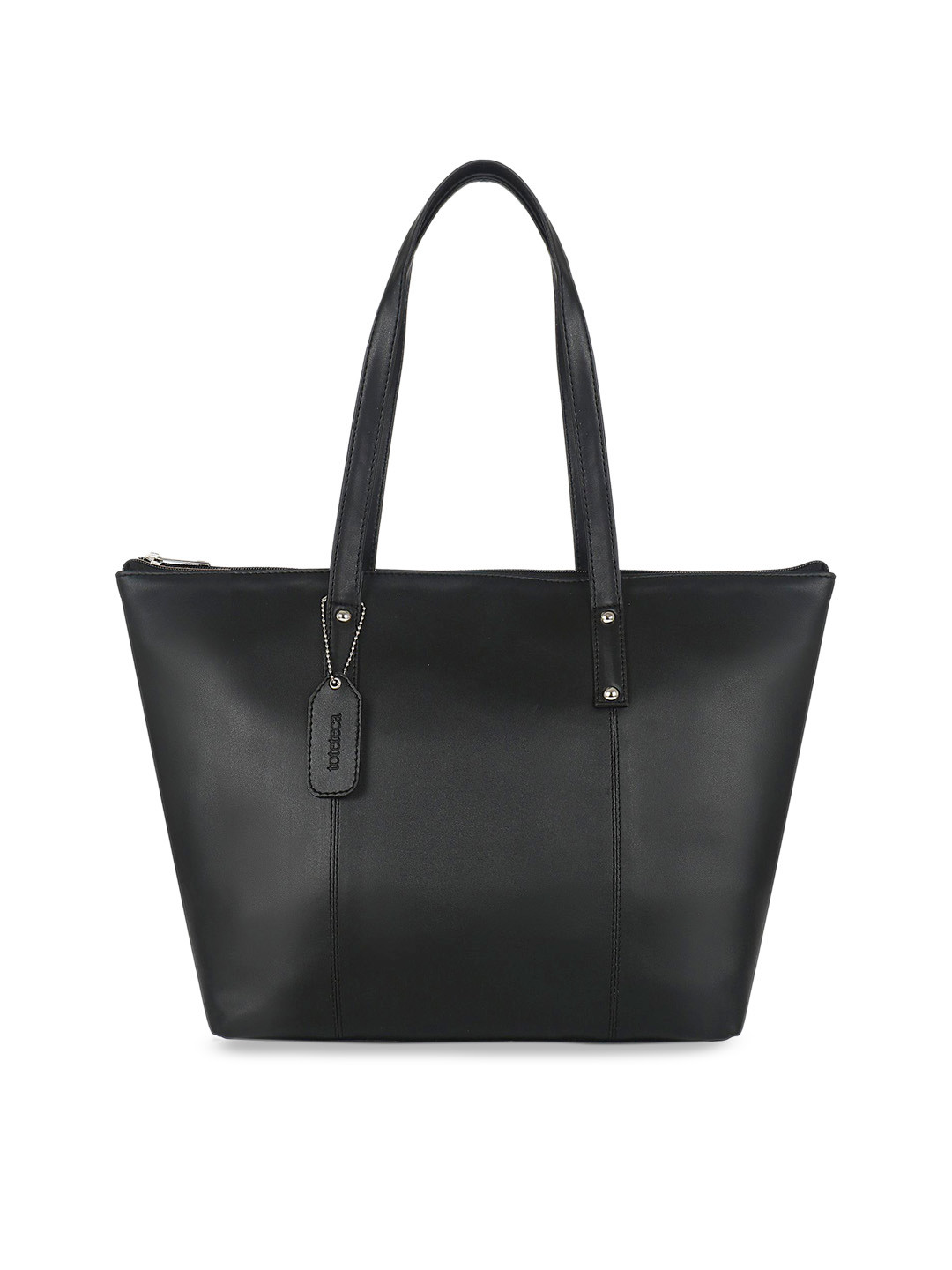 

Toteteca Black Solid Shoulder Bag