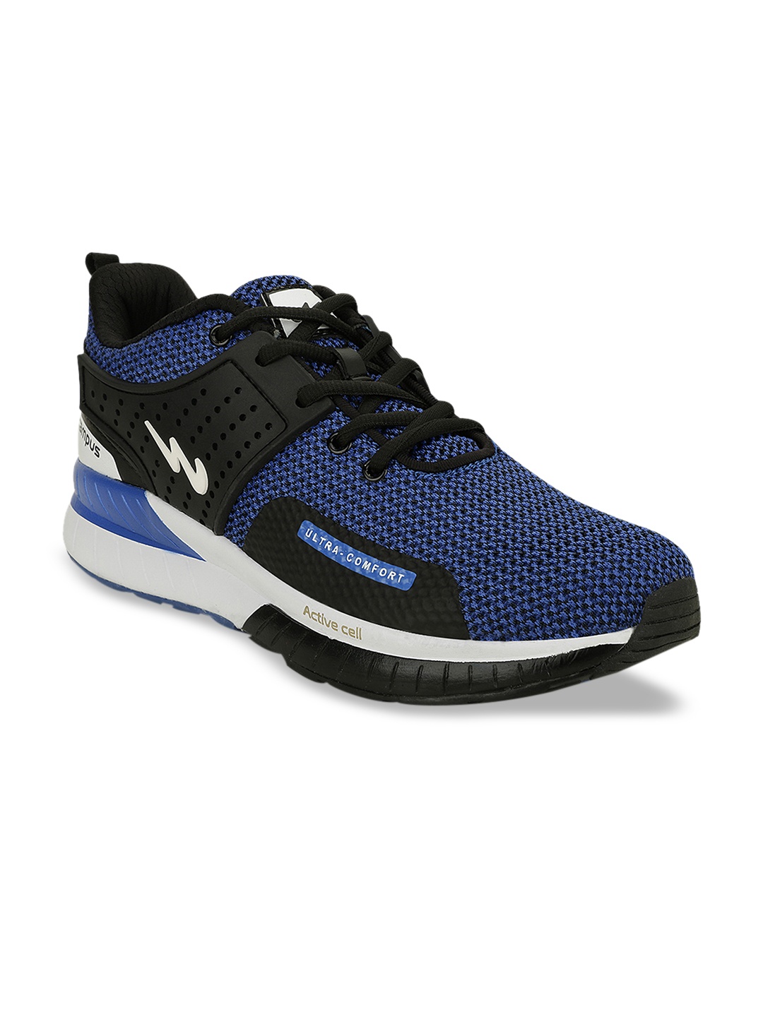

Campus Men Blue Mesh Running Shoes