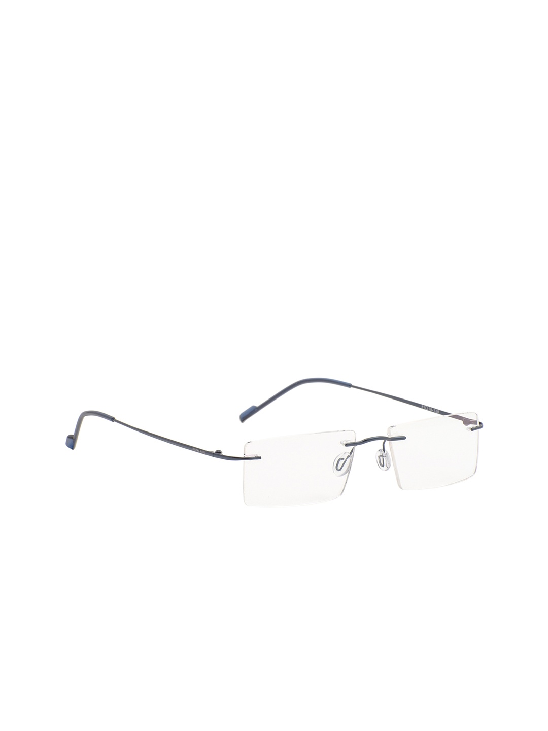 ROYAL SON Unisex Blue Solid Rimless Rectangle Frames