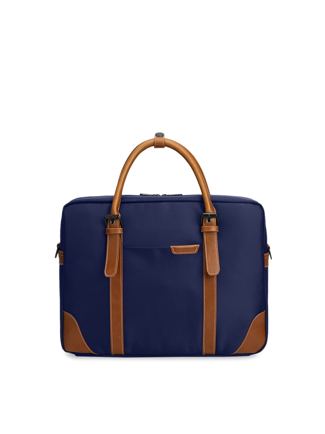 

AirCase Unisex Blue Solid Laptop Bag