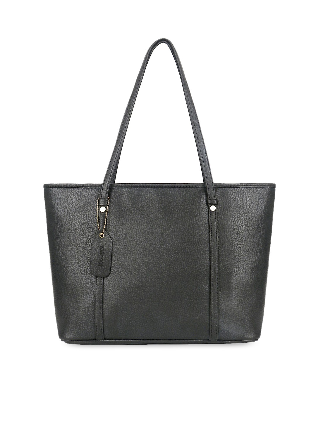 

Toteteca Black Textured Shoulder Bag