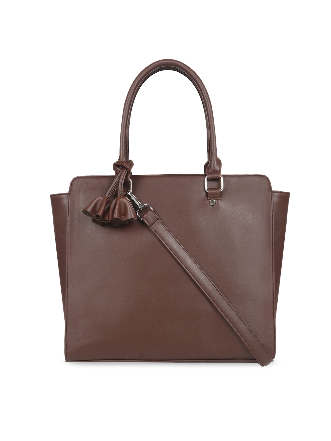 

Toteteca Brown Solid Handheld Bag