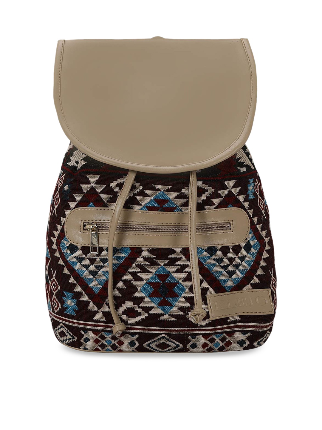 

KLEIO Women Jacquard Lightweight Backpack, Brown