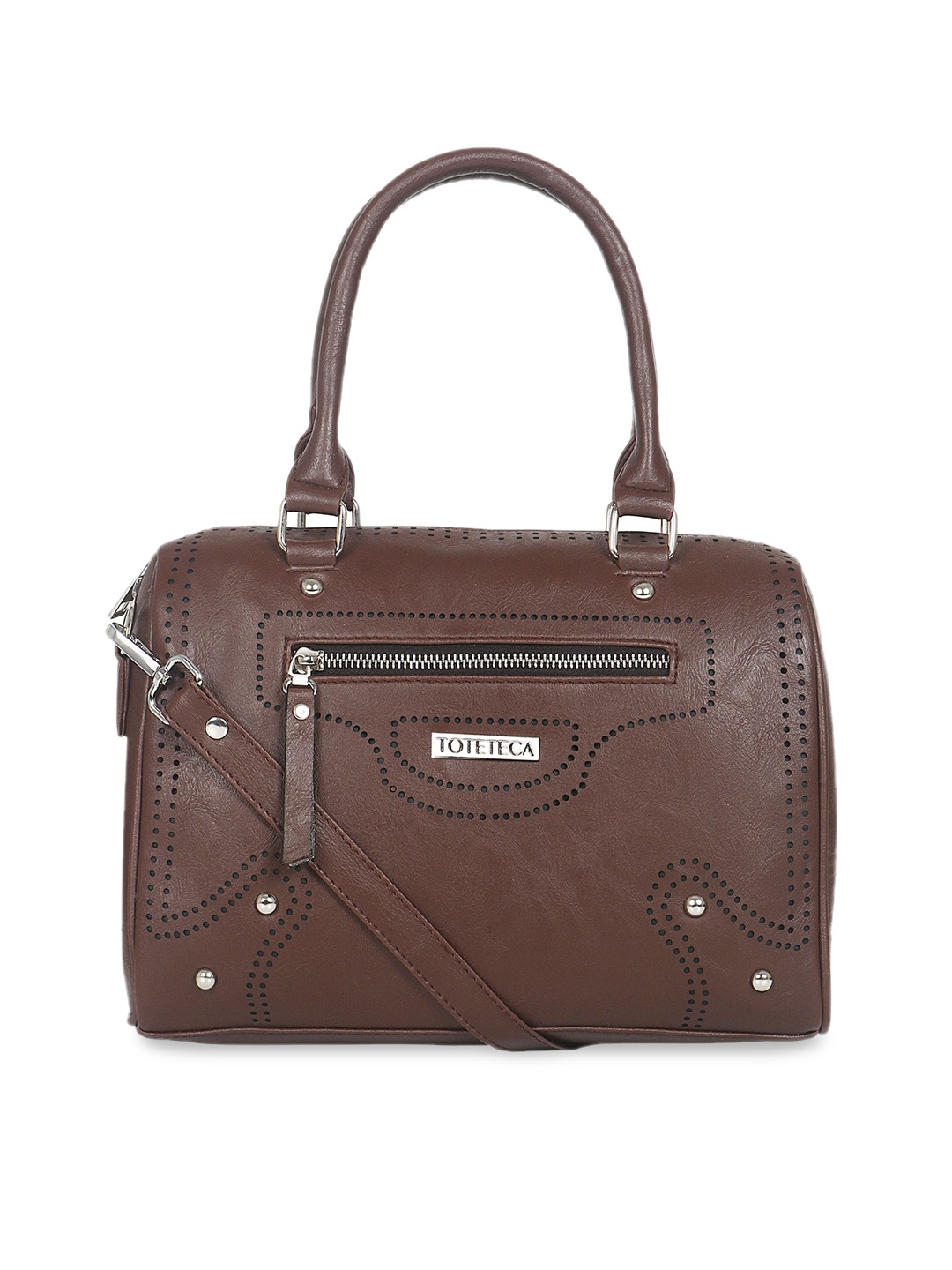 

Toteteca Brown Solid Handheld Bag